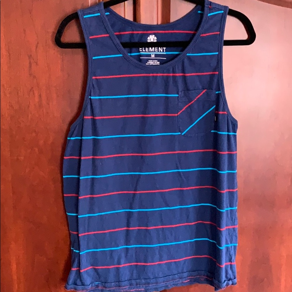 Element | Men’s medium striped tank with pocket